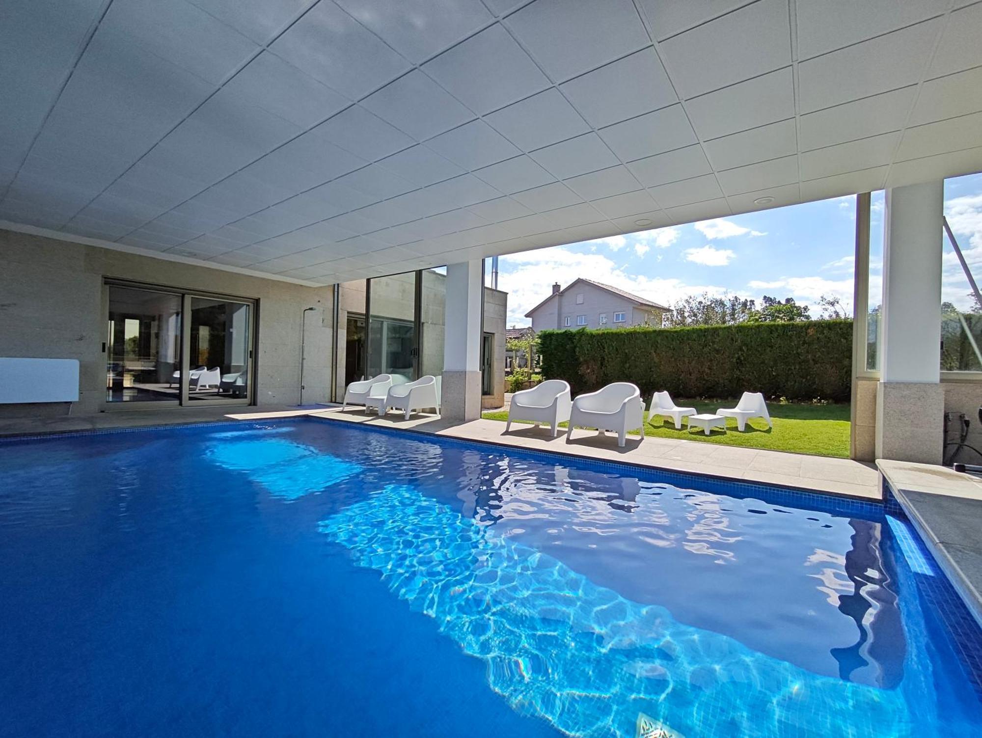 Villa Sanxenxo Casa Rial 47 Con Piscina Climatizada Extérieur photo